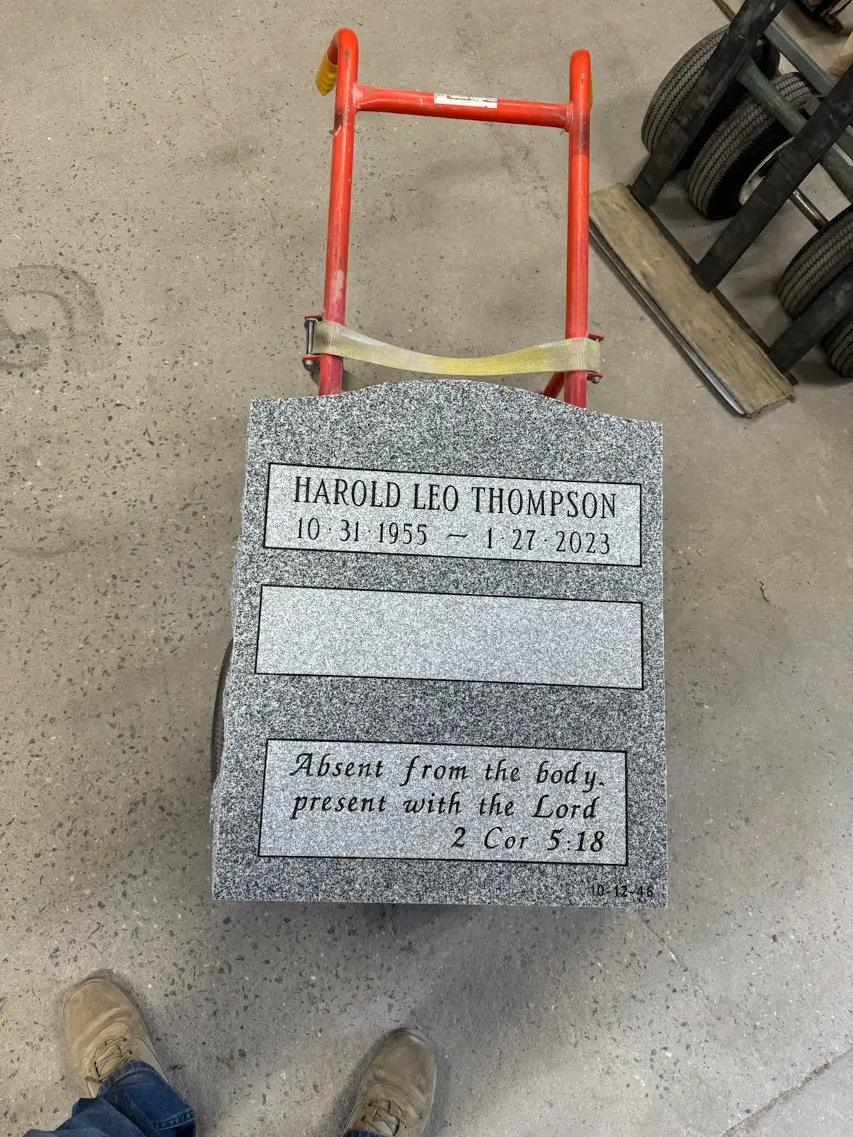 Granite Headstone Design hand-carved by Headstone Design Guide in NJ — image 2