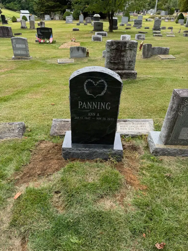 Granite Headstone Design hand-carved by Headstone Design Guide in NJ — image 4