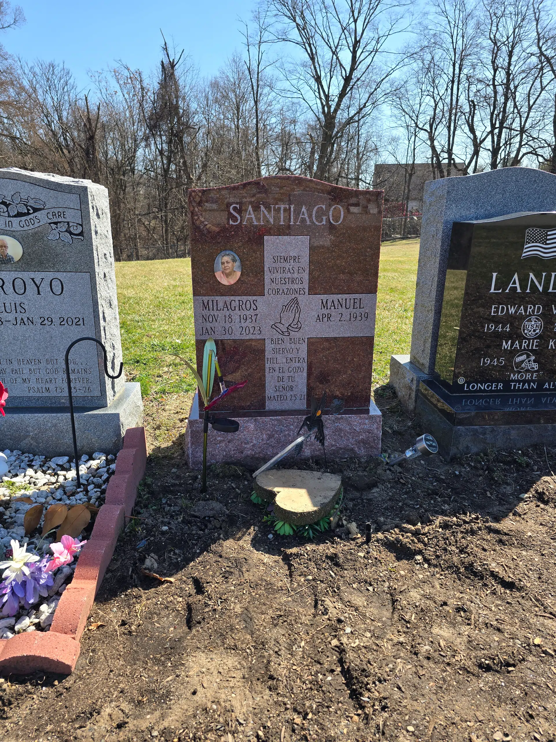 Granite Headstone Design hand-carved by Headstone Design Guide in NJ — image 5
