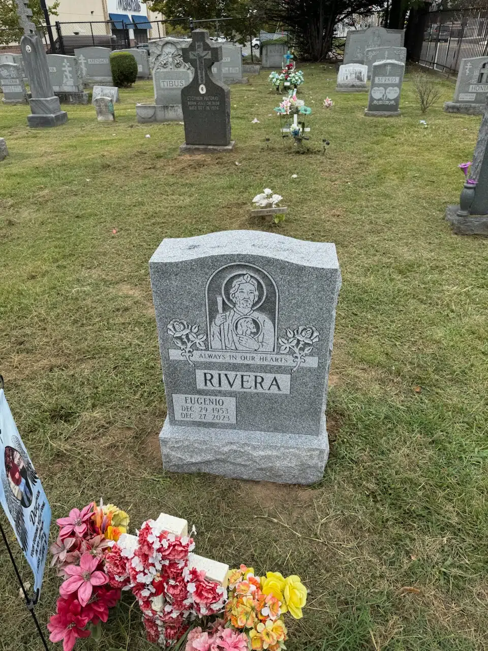 Granite Headstone Design hand-carved by Headstone Design Guide in NJ — image 6