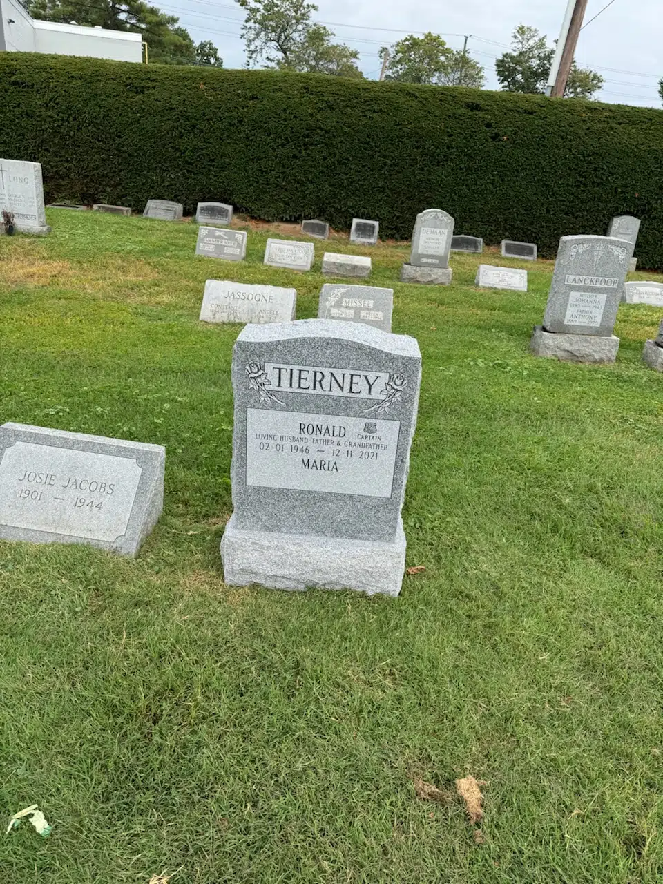 Granite Headstone Design hand-carved by Headstone Design Guide in NJ — image 7