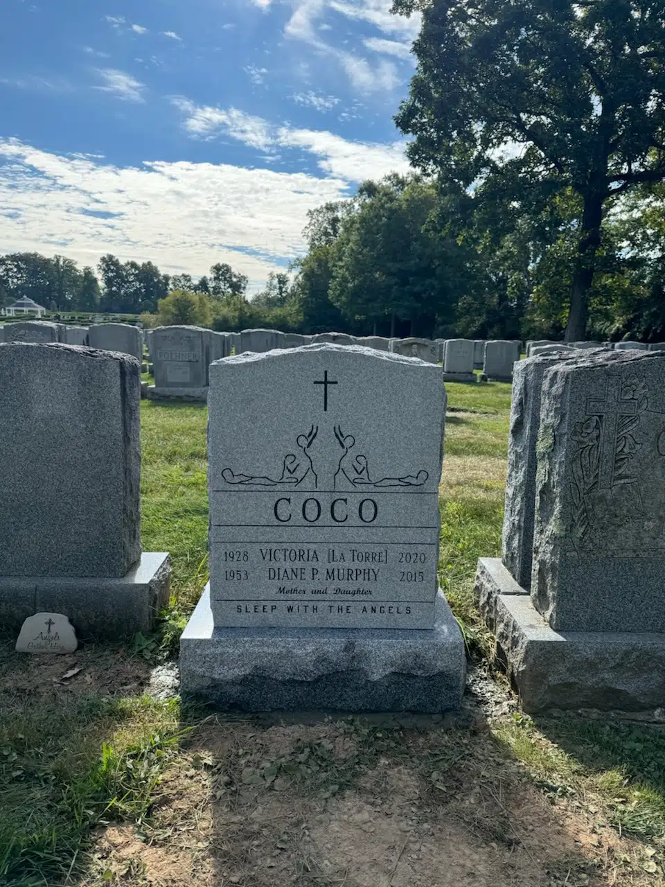 Granite Headstone Design hand-carved by Headstone Design Guide in NJ — image 8